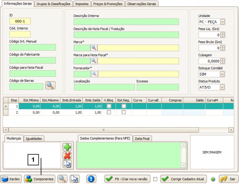 Arquivo:CADASTROS Cadastro de Produtos-Componentes.01.png